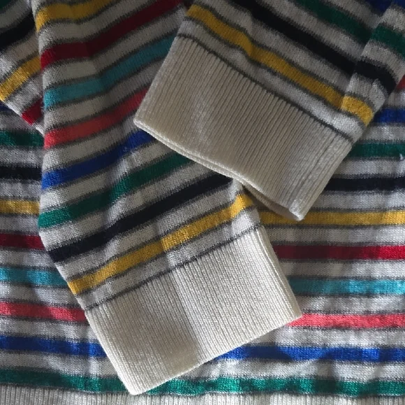 Talbots Striped Multicolor Sweater - Picture 4 of 7